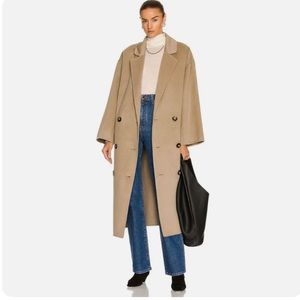 LouLou Studio Borneo Taupe S Coat NWT